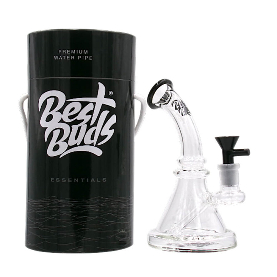Best Buds Bent Neck Bong in Vetro 19.5cm