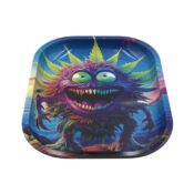 Beuz Weedmonster Vassoio Rotante in Metallo Piccolo (14x28cm)