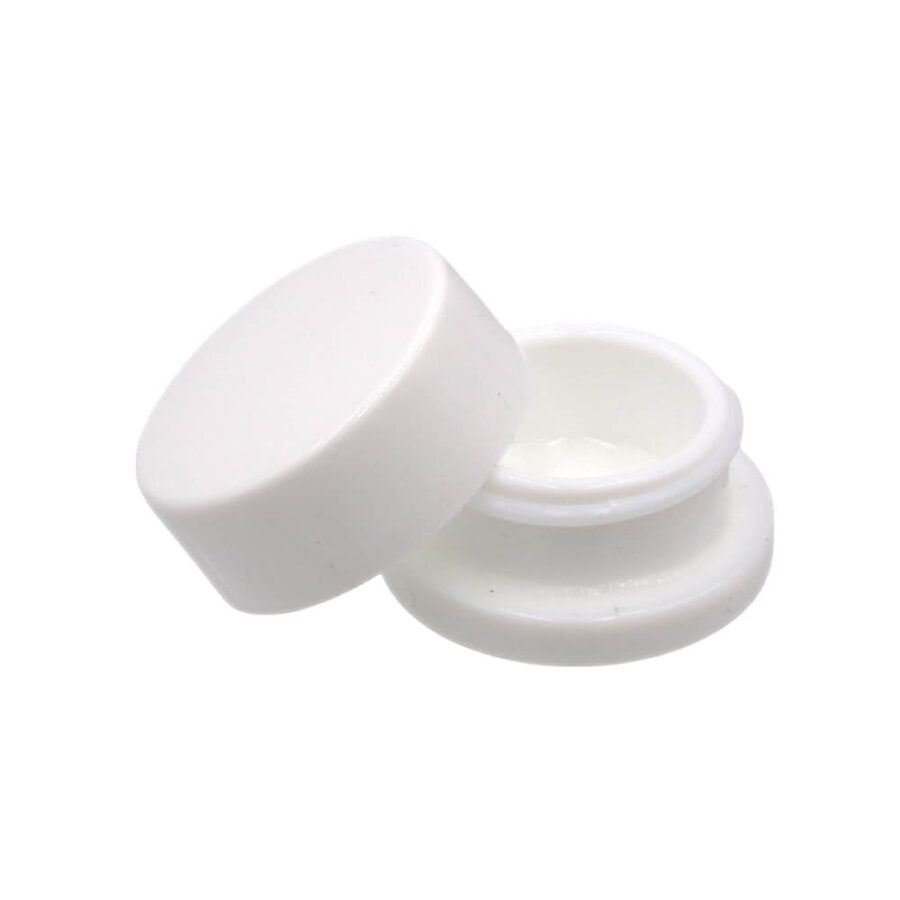 Barattolo di vetro rotondo bianco 9ml-Ingrosso-2