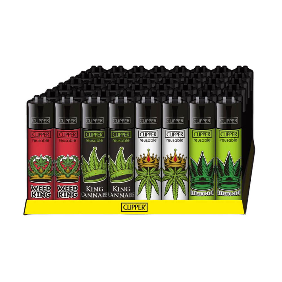 Clipper Lighters Classic Canna King (48pz/display)