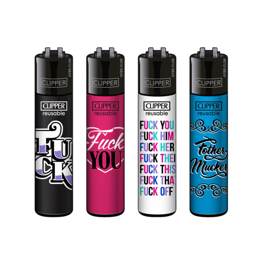 Clipper Lighters Classic Fuck Collection (48pz/display)