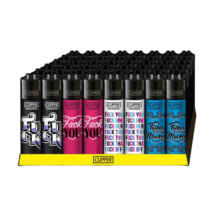Clipper Lighters Classic Fuck Collection (48pz/display)