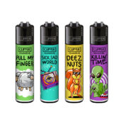 Clipper Lighters Classic Mix Slogan #4 (48pz/display)