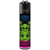 Clipper Lighters Classic Trippy Alien 1