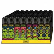 Clipper Lighters Classic Trippy Alien 5
