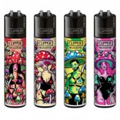 Clipper Lighters Classic Kinky Shrooms