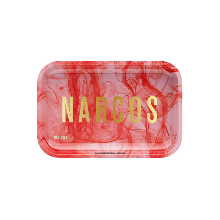 Vassoio per rollare in metallo Narcos Rosa piccolo - all'ingrosso