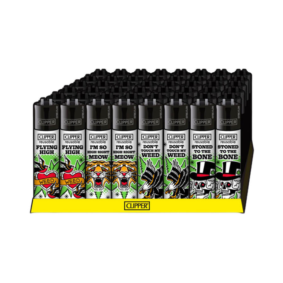 Accendini Clipper Classic 420 Tattoo (48 pz:espositore) - Ingrosso 2