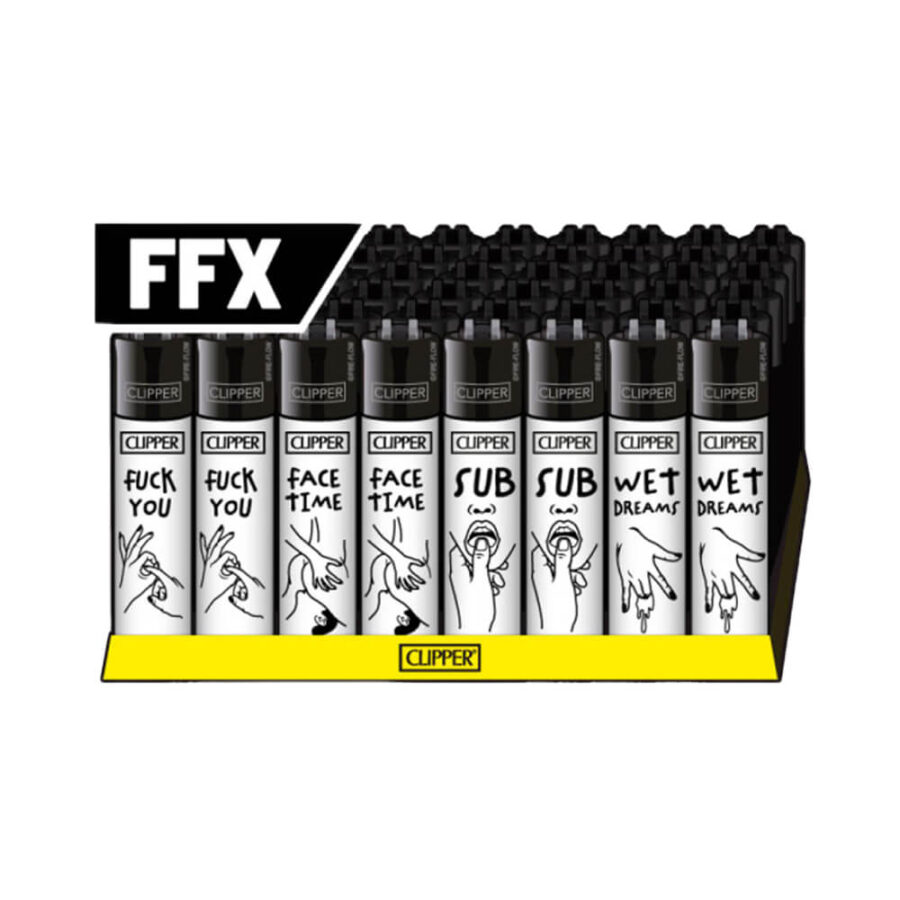 Accendini Clipper Classic FFX Adult #2 (48 pz:espositore) - Ingrosso 2