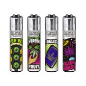 Accendini Clipper Classic Weed Laws (48 pz:espositore) - Ingrosso 1