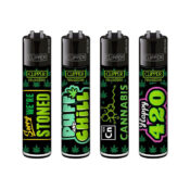 Accendini Clipper Classic Weed Statement #9 (48 pz:espositore) - Ingrosso 1