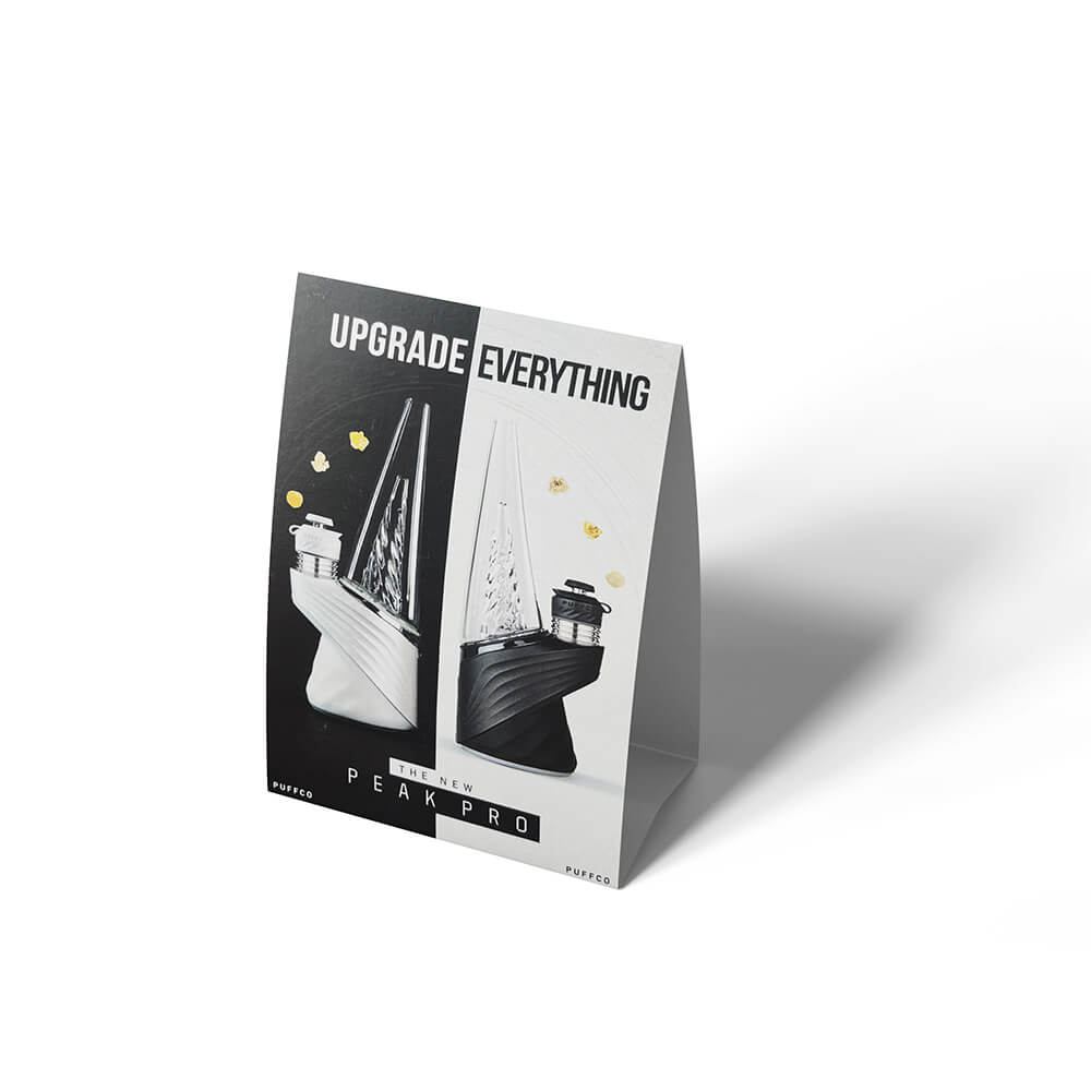 Mockup espositore da tavolo 3D XL 1 lato Mockup espositore da tavolo 3D XL 1 lato