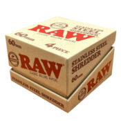 RAW Grinder in Acciaio Inox 50-60mm 4 Parti con Scatola Regalo 3 wholesale raw metal grinder stainless 1