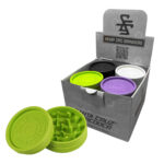 Santa Cruz Grinder in Canapa Colori Assortiti 2 Parti - 55 mm (12pz/display) wholesale santa cruz hemp grinder mix color