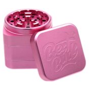 Best buds the cube grinder in alluminio 4 parti (50 mm) 3 Best Buds The Cube Aluminium Grinder 4 Parts 50mm Pink