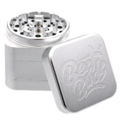 Best buds the cube grinder in alluminio 4 parti (50 mm) 4 Best Buds The Cube Aluminium Grinder 4 Parts 50mm Silver
