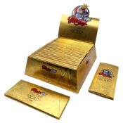 Perché il CBD WEEDNESS dovrebbe far parte del tuo inventario? 7 Monkey King Billionaire Gold XL Unbleached Ultrathin Rolling Papers 130 mm 24pcsdisplay 2