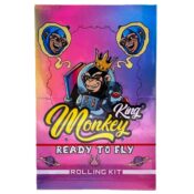 Monkey King Kit per rollare olografico, cartine non sbiancate Ready To Fly King Size Slim con tips (24 pz/espositore) 2 Monkey King Rolling Kit Unbleached Rolling Papers Ready To Fly King Size Slim with Tips 24pcsdisplay 2