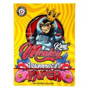 Cartine trasparenti Monkey King in cellulosa naturale al 100% (24 pz/espositore) 2 Monkey King Transparent Pink 100 Natural Cellulose Paper 24pcsdisplay 2