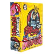 Cartine trasparenti Monkey King in cellulosa naturale al 100% (24 pz/espositore) 3 Monkey King Transparent Pink 100 Natural Cellulose Paper 24pcsdisplay 3