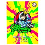 Monkey King cartine non sbiancate Ready To Fly King size slim con filtri (24 pz/espositore) 2 Monkey King Unbleached Rolling Papers Ready To Fly King Size Slim with Tips 24pcsdisplay 2
