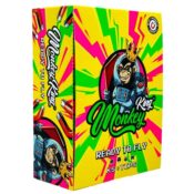 Monkey King cartine non sbiancate Ready To Fly King size slim con filtri (24 pz/espositore) 3 Monkey King Unbleached Rolling Papers Ready To Fly King Size Slim with Tips 24pcsdisplay 3