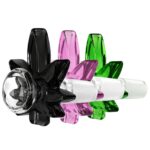 Braciere per Bong in Vetro Foglia di Canapa 18mm Hemp Leaf Bong Glass Bowl 18mm