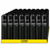 Clipper Classic Micro Soft Touch All Black 48pcsdisplay 1