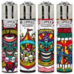 Clipper Accendini Classico Grande Horror Days 2 (24 pz/espositore) Clipper Lighters Classic Large Horror Days 2 24pcsdisplay