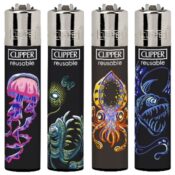 Clipper Lighters Classic Large Under the Sea 24pcsdisplay