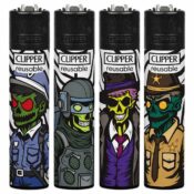 Clipper Lighters Classic Large Zombie Force 24pcsdisplay