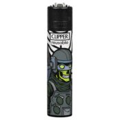 Clipper Lighters Classic Large Zombie Force 24pcsdisplay 2