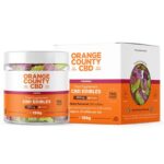Orange County CBD Small Tube Gummies Cherries 400mg CBD 125g