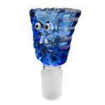 Braciere per Bong in Vetro Spugna Cartone Animato Blu 18mm glass bowl sponge blue