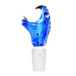 Braciere per Bong in Vetro Serpente Blu 18mm wholesale glass bowl snake blue