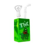 Bong in Vetro Succo di Frutta Rana THC 19cm wholesale ricky morty glass thc