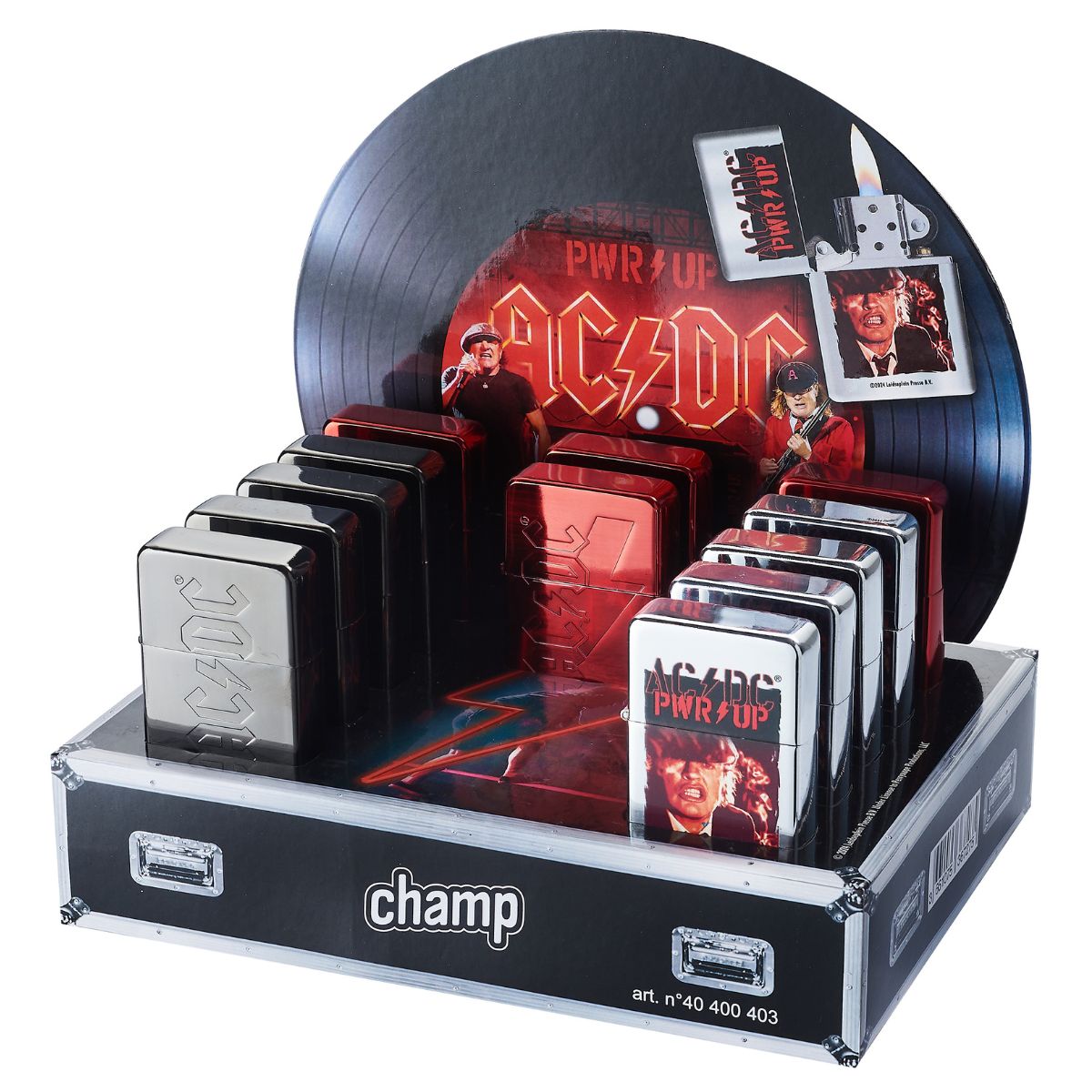 Champ High Accendino a Pietrina WP AC/DC (12 pz/display) Champ High Accendino a Pietrina WP AC/DC (12 pz/display)
