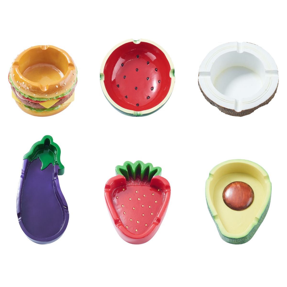 Champ High Posacenere Food 6 pz Champ High Food Ashtray 6pcs