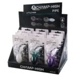 Champ High Pipe in Vetro Little Man (12 pz/display) Champ High Pipe in Vetro Little Man (12 pz/display)
