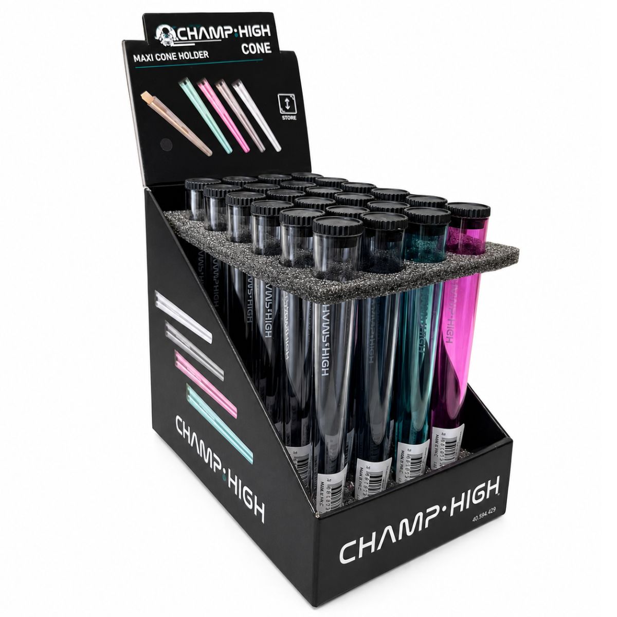 Champ High Porta Coni Maxi 125mm (24pz/display) Champ High Porta Coni Maxi 125mm (24pz/display)