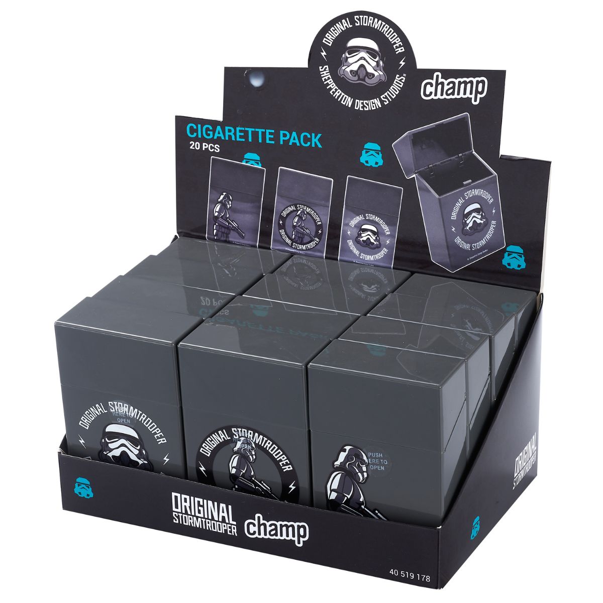 Champ High Portasigarette Stormtrooper (20 pz/display) Champ High Portasigarette Stormtrooper (20 pz/display)
