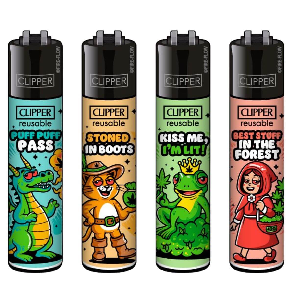 Clipper Classic Large 420 Fairytales (48 pz/display) Clipper Classic Large 420 Fairytales (48 pz/display)