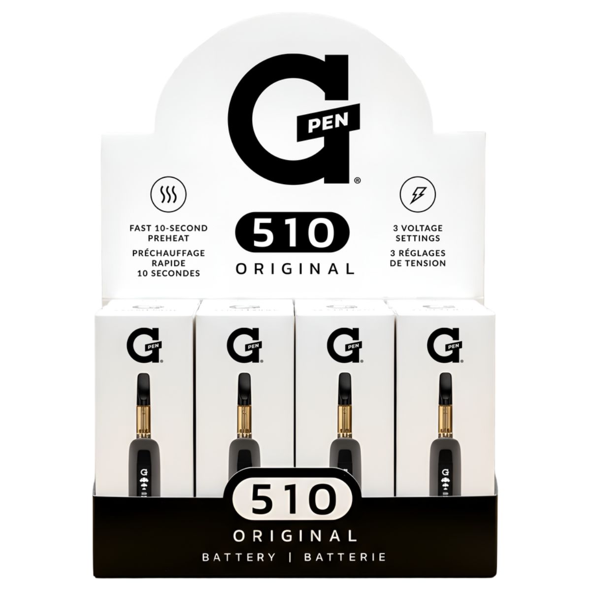 G Pen 510 Original Battery (20 pz/espositore) - Nero G Pen 510 Original Battery (20 pz/espositore) - Nero