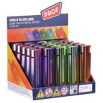 Prof Accendino Jetflame Effetto Metallo Dusk Color (25 pz/espositore)