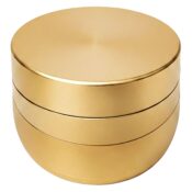 V Syndicate Grinder per erbe Gridlock senza denti in 4 parti - 72 mm Oro