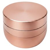 V Syndicate Grinder per erbe Gridlock senza denti in 4 parti - 72 mm Oro rosa