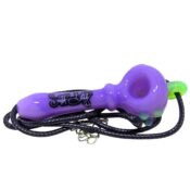DOGG LBS Pipa a mano a cucchiaio da collo Everyday 3 - Slyme Purple