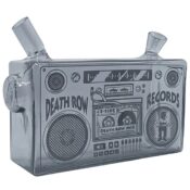 Death Row Records 5 Boom Box Blunt Bubbler Smoke