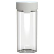 Chubby Gorilla Aviator CR Container 240ml (100pz), contenitore trasparente e tappo bianco