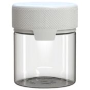 Chubby Gorilla Aviator CR Container 90ml (100pz), contenitore trasparente e tappo bianco